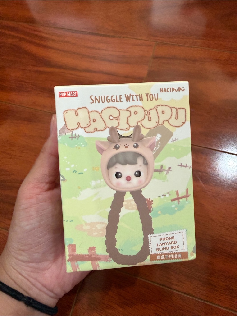 Popmart Hacipupu Snuggle With You Phone Lanyard Charm Blind Box - NEW SEALED
